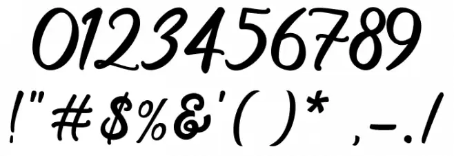 Endolitta Font OTHER CHARS