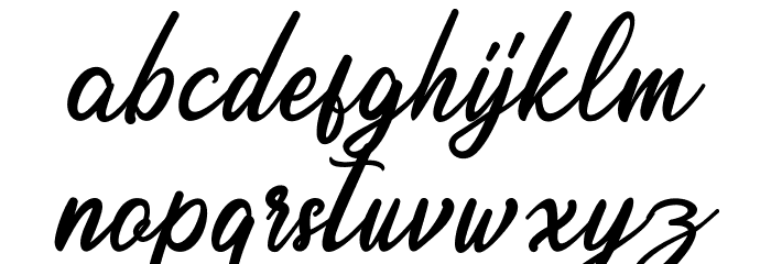 Endolitta Font LOWERCASE