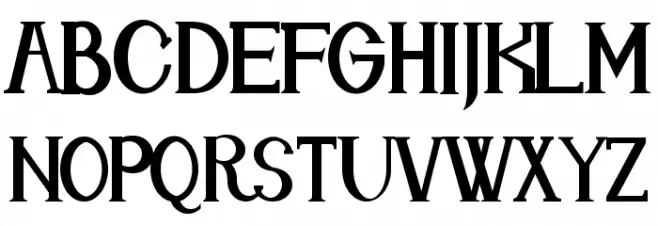 Endora Schriftart Groß