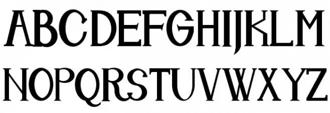 Endora Font Litere mari