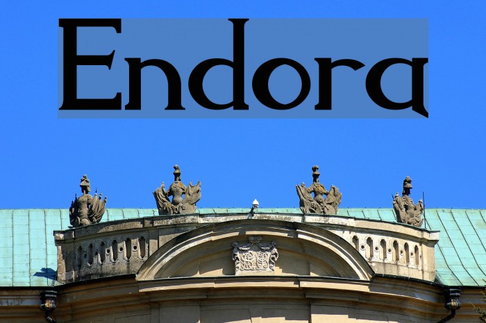 Endora Font examples
