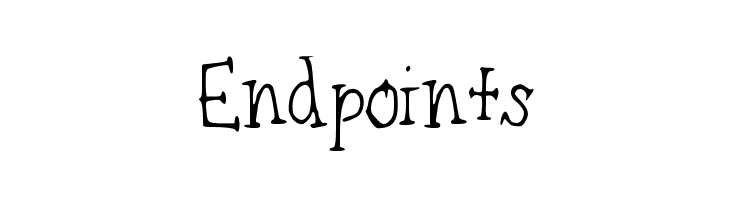 Endpoints  Free Fonts Download