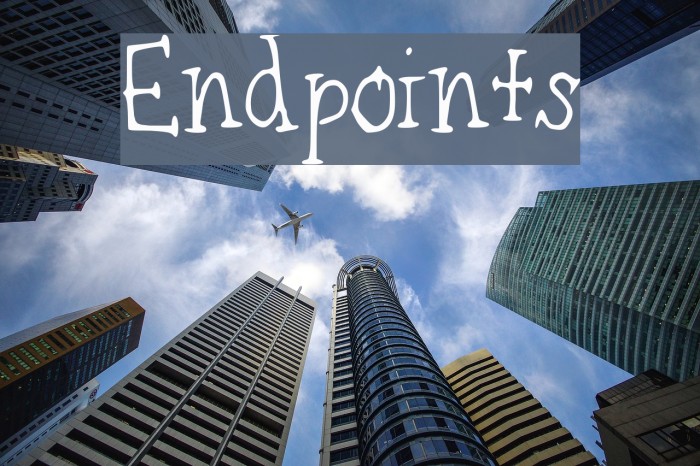 Endpoints Font examples
