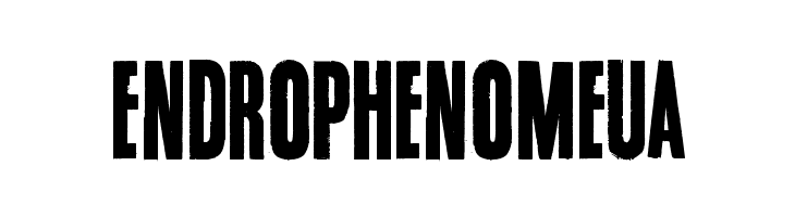 Endrophenomeua  Frei Schriftart Herunterladen