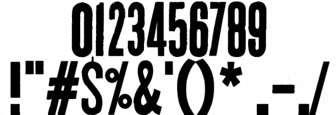 Endrophenomeua Font OTHER CHARS