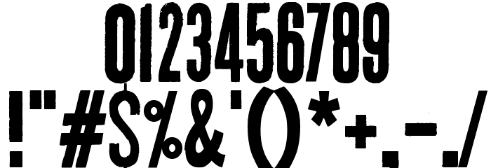 Endrophenomeua Font OTHER CHARS