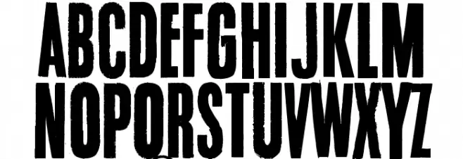 Endrophenomeua Schriftart Kleinbuchstaben