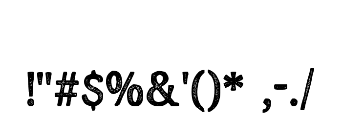 Endurest Demo Font OTHER CHARS