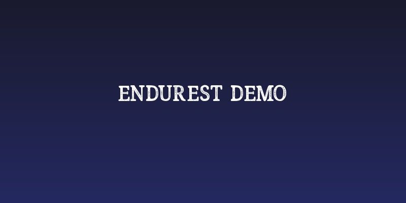 Endurest Demo Social Header