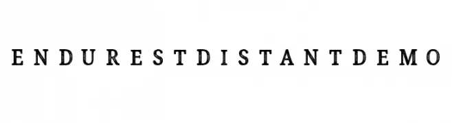 Endurest Distant Demo  Free Fonts Download
