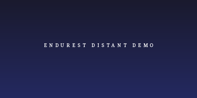 Endurest Distant Demo Social Header