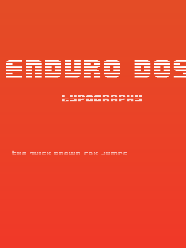 Enduro Dos Poster