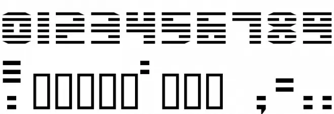Enduro Font OTHER CHARS