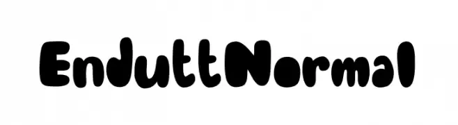 Endutt Normal  تنزيل الخطوط