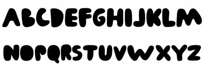 Endutt Normal Schriftart Groß