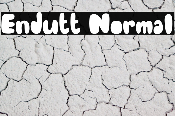 Endutt Normal لخطوط تنزيل examples