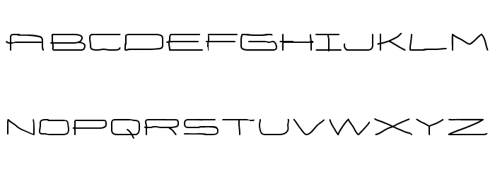 Eneas Expanded Bold Font LOWERCASE
