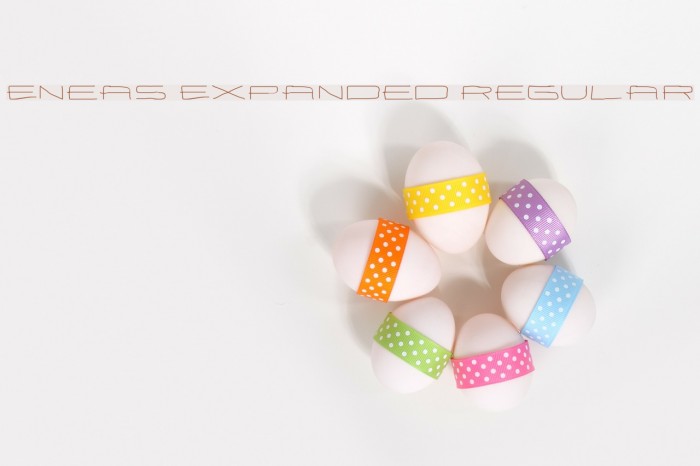 Eneas Expanded Regular Font examples