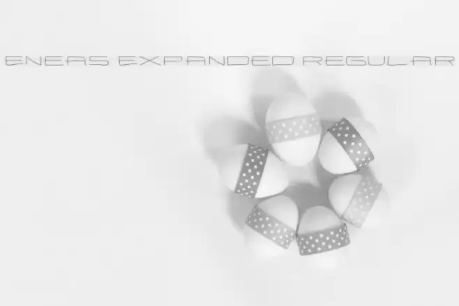 Eneas Expanded Regular Schriftart examples