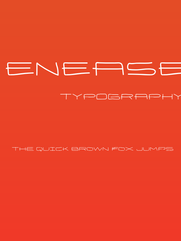 EneasExpandedBold Poster