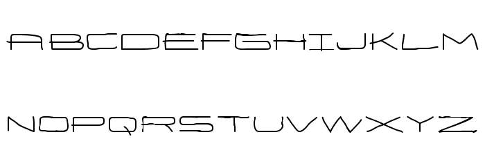 EneasExpandedBold Font LOWERCASE
