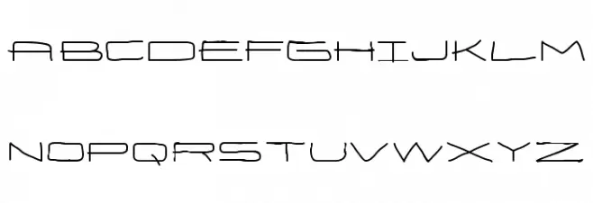 EneasExpandedBold Font Litere mici