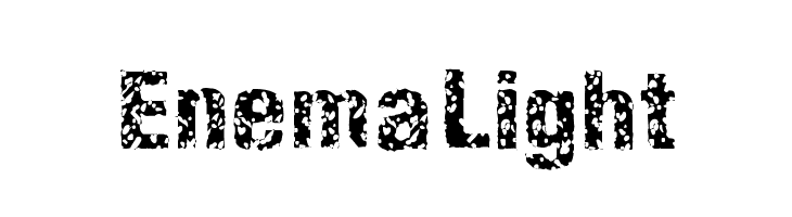 EnemaLight  Frei Schriftart Herunterladen