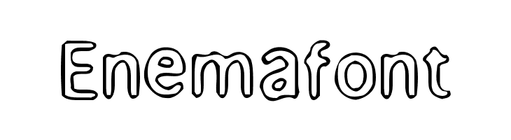 Enemafont Font