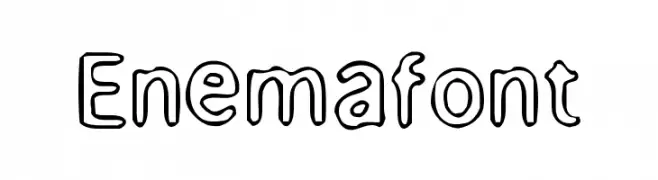 Enemafont  免费字体下载