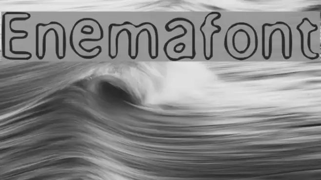 Enemafont Font examples