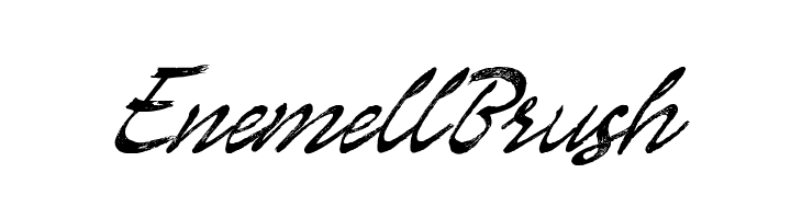 Enemell Brush  Free Fonts Download