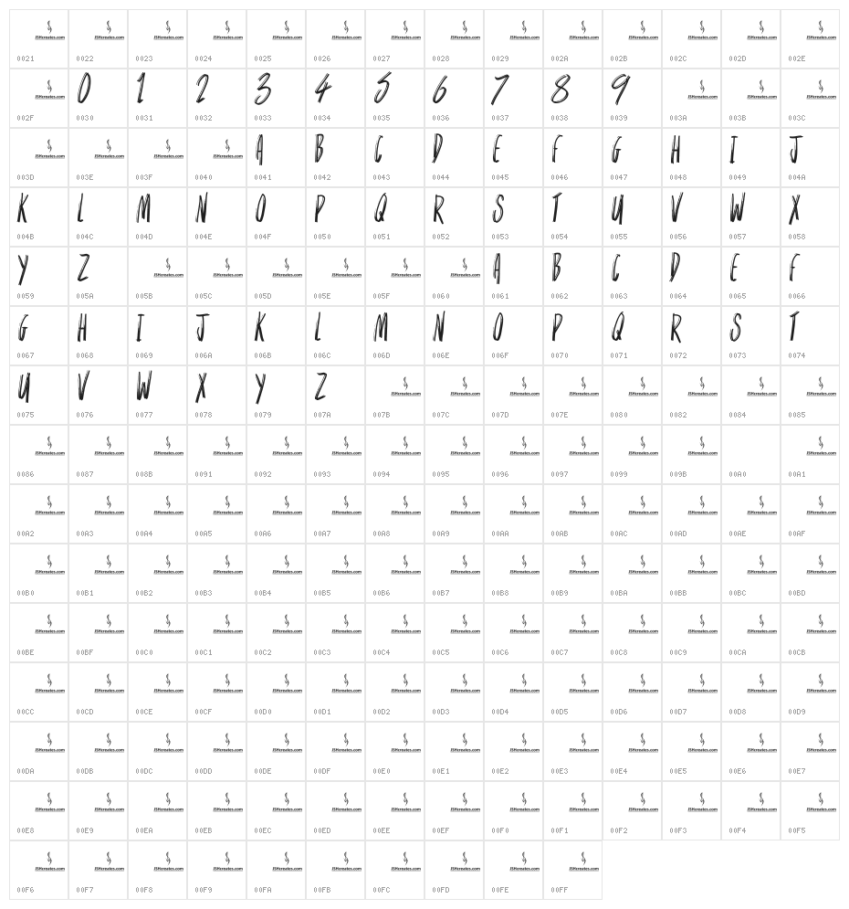 Enemy Breach Character Map