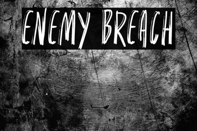Enemy Breach フォント examples