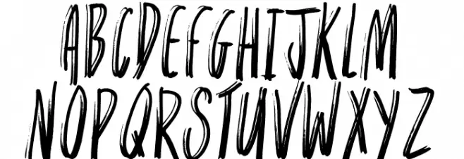 Enemy Breach フォント 小文字