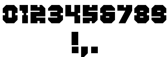 Enemy Regular Font OTHER CHARS