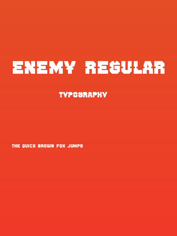 Enemy Regular Poster