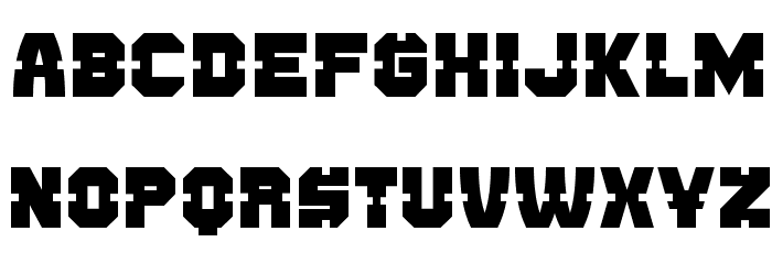 Enemy Regular Font LOWERCASE