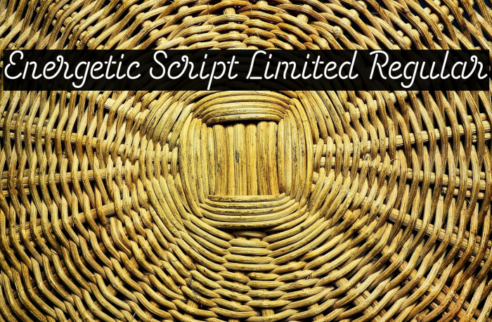 Energetic Script Limited Regular Example 1