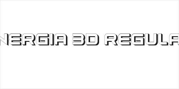 Energia 3D Regular Logo