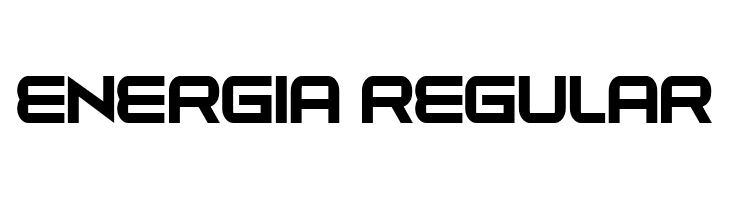 Energia Regular  Скачать бесплатные шрифты