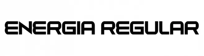 Energia Regular  नि: शुल्क फ़ॉन्ट्स डाउनलोड