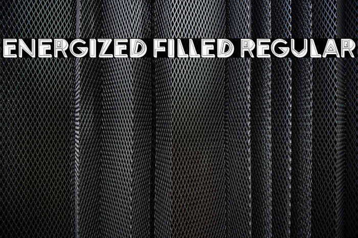 Energized Filled Regular Example 2