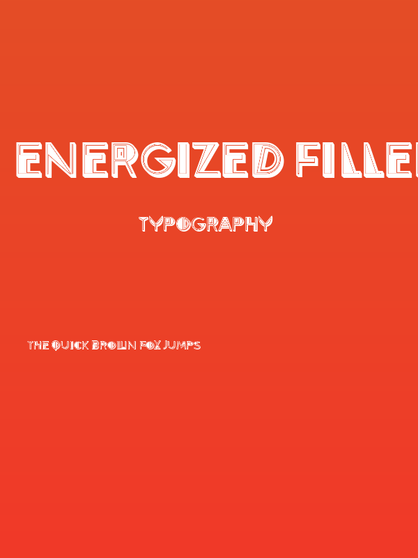 Energized Filled Regular Poster