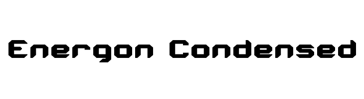 Energon Condensed Font