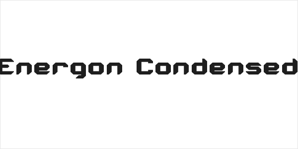Energon Condensed Logo