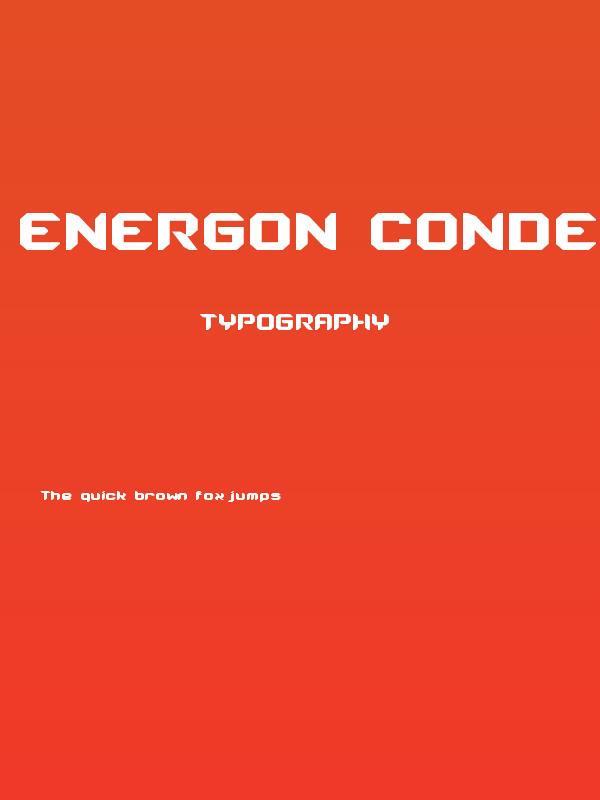 Energon Condensed Poster