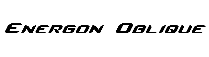 Energon Oblique  لخطوط تنزيل