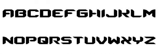 Energon Font Litere mari