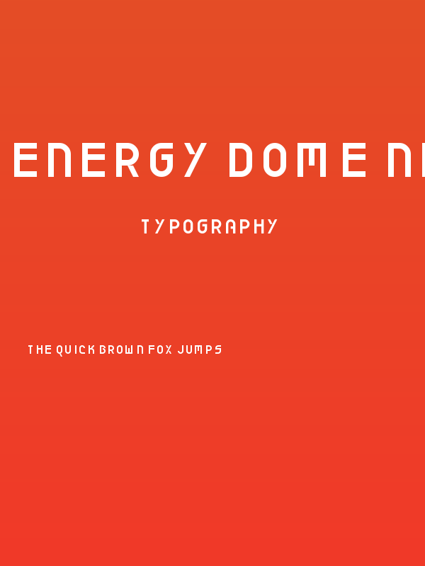 Energy Dome NBP Regular Poster