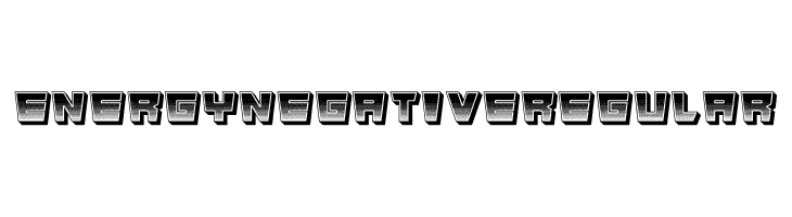 Energy Negative Regular  Fuentes Gratis Descargar